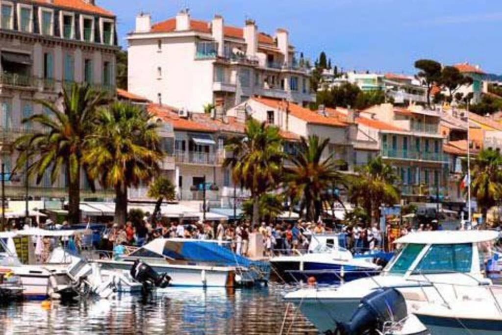 Tres Bel Appartement Climatise Terrasse Et Vue Mer Bandol Exterior foto
